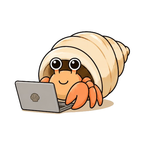 やどまるがノートPCを使っているイラスト