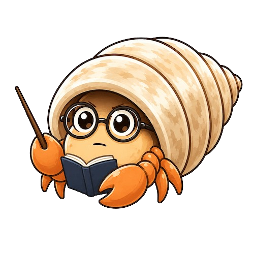 資料を読みながら勉強するやどまるのイラスト